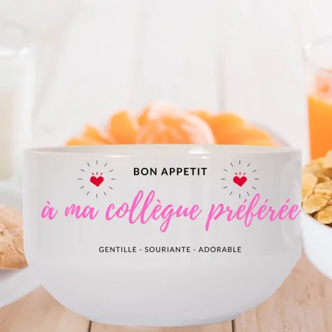 bol personnalisé collègue