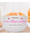 Bol personnalisé pour collègue