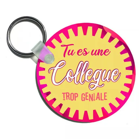 porte clé collègue géniale