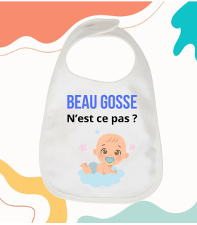 bavoir originale pour bébé beau gosse
