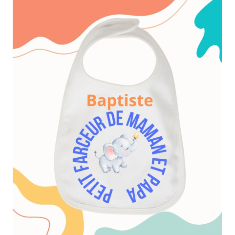 bavoir bébé petit farceur