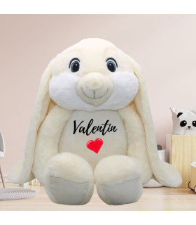peluche lapin personnalisée broderie