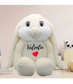Lapin peluche grandes oreilles