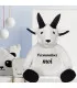 peluche chevre personnalisee