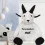Peluche chèvre personnalisée