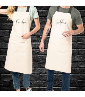 Tablier personnalisé coton bio