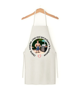 tablier de cuisine rigolo barbecue homme