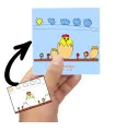 Dessous de verre lot de 4 avec dessin enfant