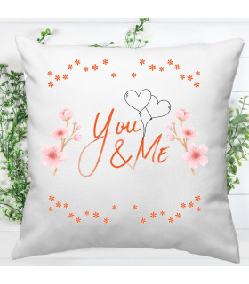 coussin toi et moi personnalisé