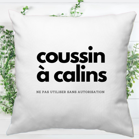 coussin à calins personnalisé