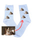 chaussette personnalisée chat