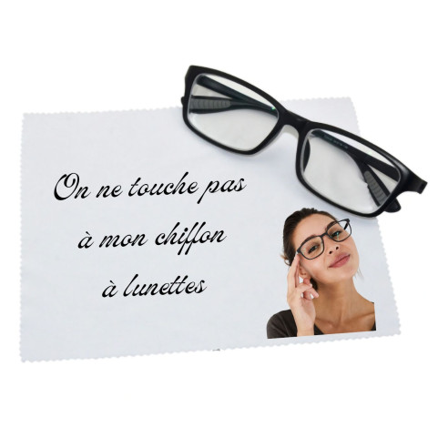 chiffon lunettes personnalisé