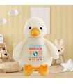 Peluche canard personnalisée