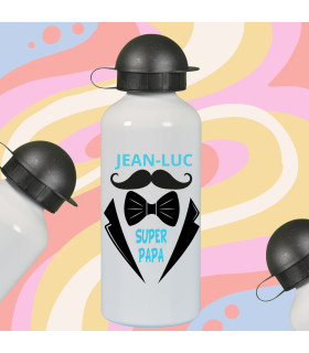 gourde super papa personnalisée