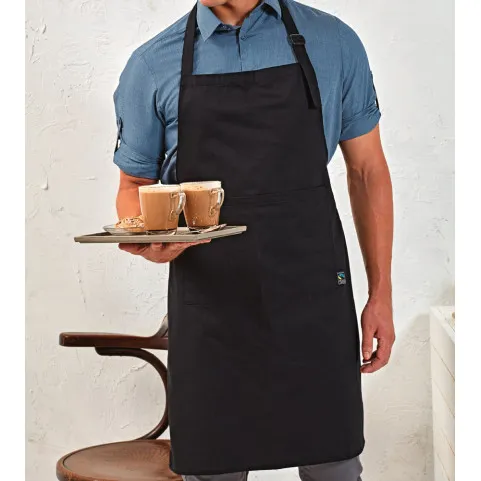 tablier de cuisine noir brodé