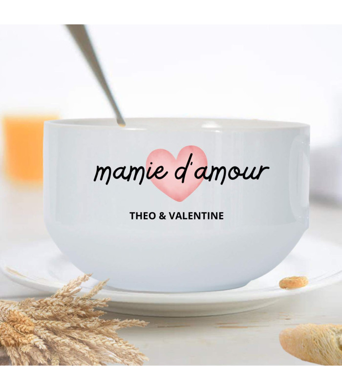 Bol mamie d'amour personnalisé