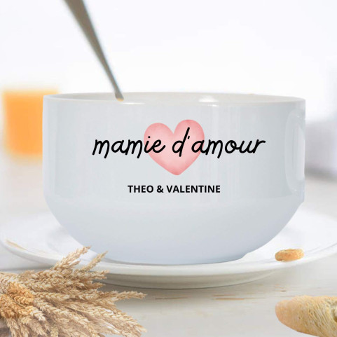 bol mamie d'amour personnalisé