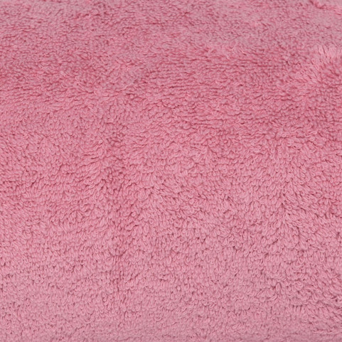 Drap de bain brodé rose clair