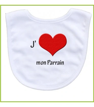 bavoir pour parrain, idée de cadeau pour le parrain