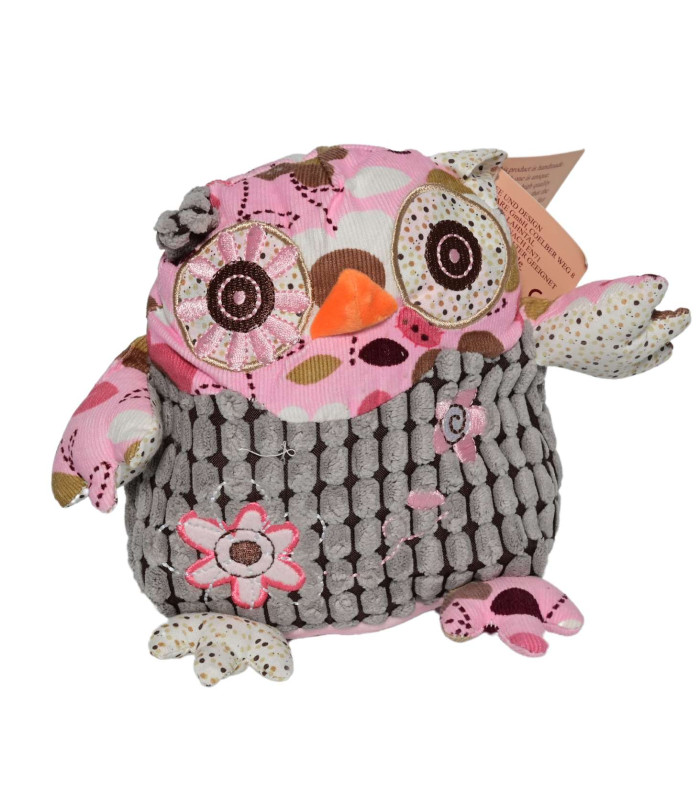 Doudou chouette hibou pour enfant