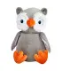 Chouette ou hibou peluche personnalisée broderie