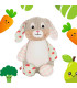 peluche lapin enfant personnalisé