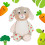 Lapin enfant peluche personnalisé