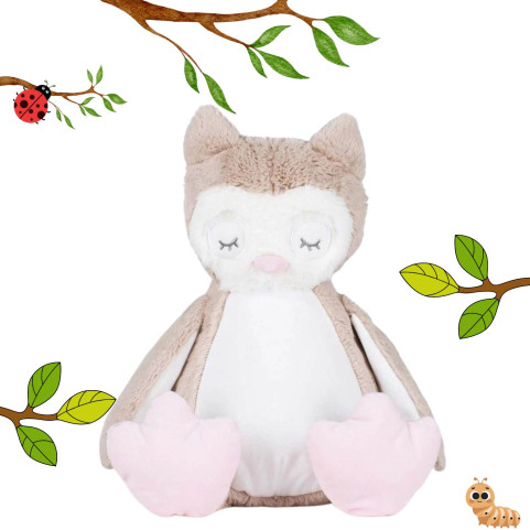 chouette peluche enfant