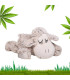 Peluche mouton compagnon de sommeil