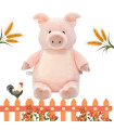 Cochon peluche brodé et personnalisé prénom