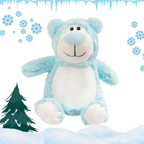 ours en peluche bleu