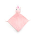 Doudou bébé licorne rose personnalisé prénom broderie