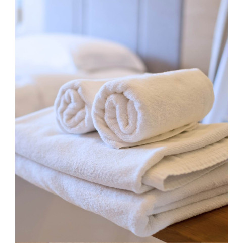 linge de bain blanc pour hotel