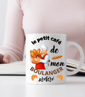 mug personnalisé pour mon boulanger préféré