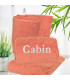 drap de bain couleur orange