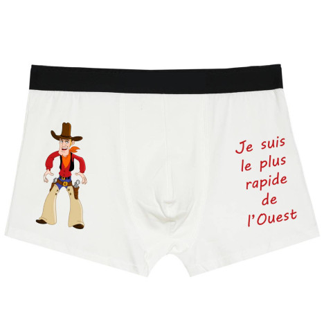 boxer rigolo homme far west legend