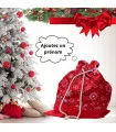 Sac de noel personnalisé avec prénom brodé