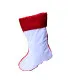 Chaussette de  noel brodée prénom
