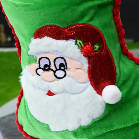 Chaussette de  noel brodée prénom