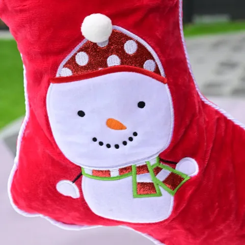Chaussette de  noel brodée prénom