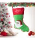 Chaussette de  noel brodée prénom