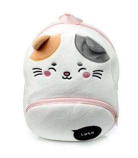 sac à dos enfant brodé motif chat