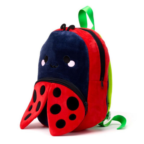 Sac à dos coccinelle enfant brodé prénom