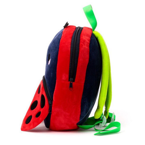 Sac à dos coccinelle enfant brodé prénom