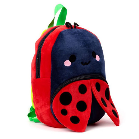 Sac à dos coccinelle enfant brodé prénom