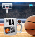 mug basket ball avec ballon personnalisé