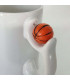 Mug basket ball avec ballon personnalisé