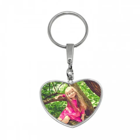 porte clé aluminium coeur personnalisé