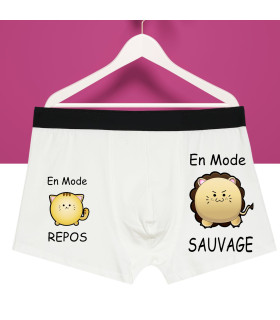boxer rigolo homme mode repos