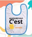 Bavoir bébé les raviolis